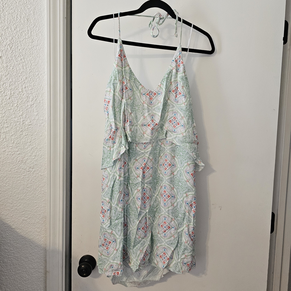 O'Neill Mini Dress Swim Cover Surfing Beach Vacation Spring Break Size Large